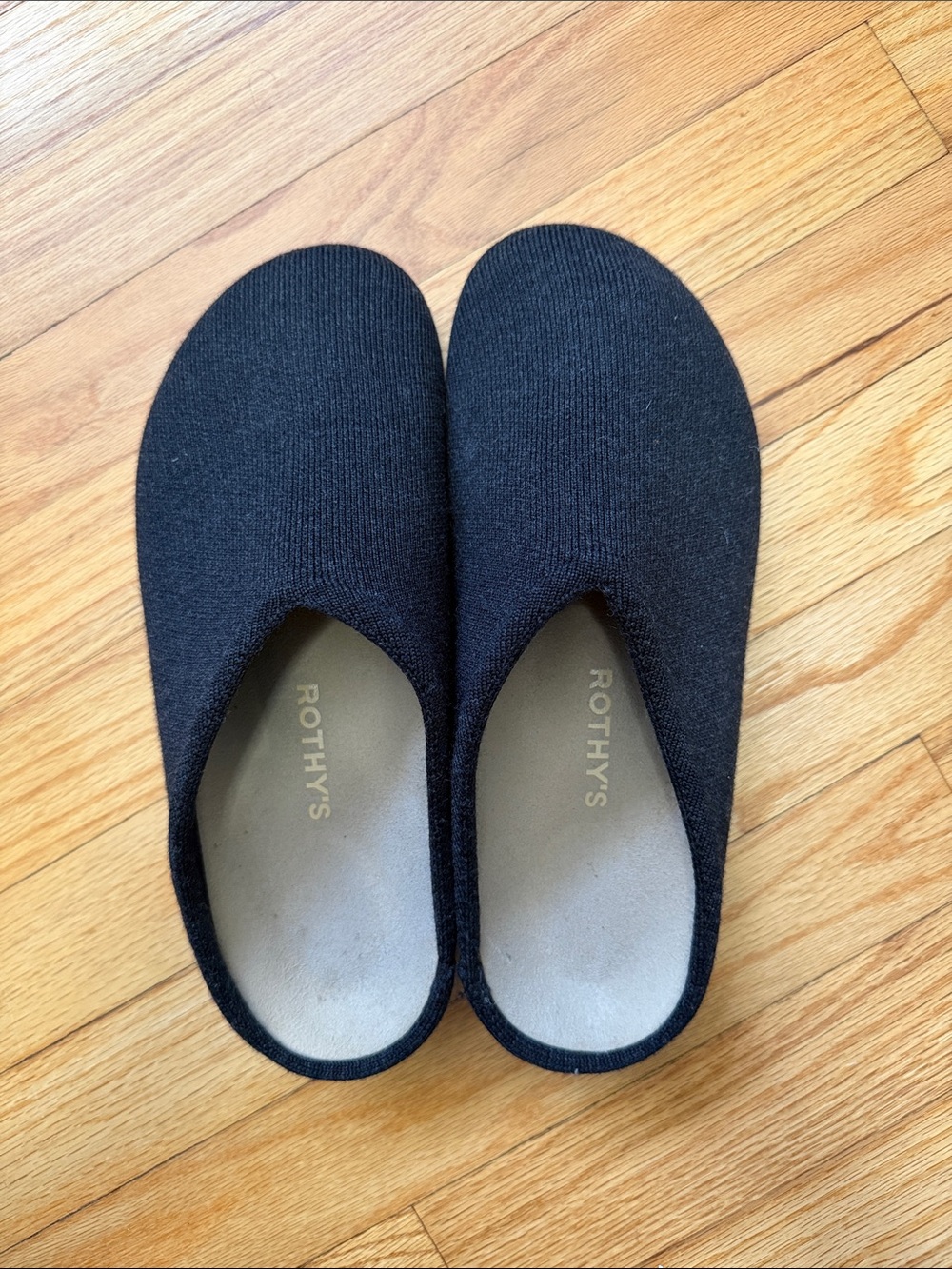 Rothy's casual clog- Black size 9